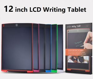 Tragbares 12-Zoll-Zeichentablett Handschriftblöcke Elektronisches Tablet-Brett mit Stift für Erwachsene Kinder Kinder