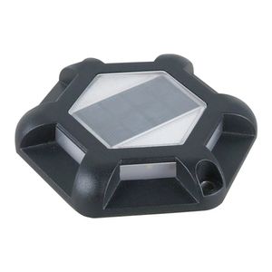 T-Sun 6 LED ao ar livre ip65 À Prova D 'Água Lâmpadas de Gramado Decorativo Luz de Jardim Solar para Quintal Iluminação de Paisagem - Preto Quente