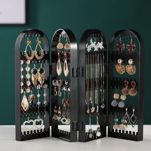 Worzaki biżuterii, Torby Kolczyk Skrzynka do przechowywania Ear Stud Display Stand Accessory Ins Packing