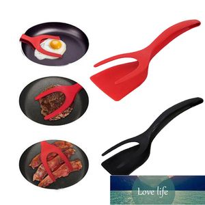 Multifunctional 2 in 1 Non-Stick Bread Egg Turners Cooking Tongs Gadgets For Kitchen Utensils Silicone Spatula Cooking Tool