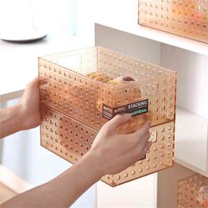 Organizer Small Item cosmetics Mobile Phone Storage Box Office Home Remote Control Cosmetic Divider Tidy Household S6S11L99 210922