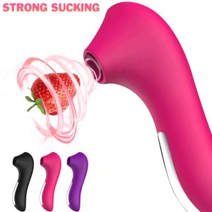 Massage Clit Sucker Vagina Sugande Vibrator Kvinna Klitoris Vakuum Stimulator Nippel Sexleksaker För Par 18 Kvinnor Masturbator Produkt