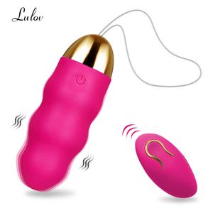 Controlo Remoto Sem Fio G Vibradores Vibradores Female Vaginal Ball Simulator Anal Plug Vibrating Amor Egg Toys Para As Mulheres Adultos 18 P0818