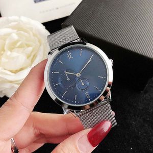 Marke Uhren Frauen Männer Unisex Stil Metall Stahl Band Quarz Luxus Armbanduhr TOM 34