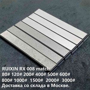 6PCS 80-3000 # Diamond Whetstone Bar Match Ruixin Pro RX008 Edge Pro Kniv Sharpener Högkvalitativ 210615