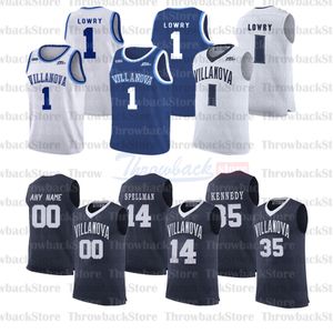 Custom Villanova Wildcats College Koszykówka Koszulki 10 Cole Swidener 23 Jermaine Samuels 4 Paschall 1 Bryan Antoine 5 Justin Moore