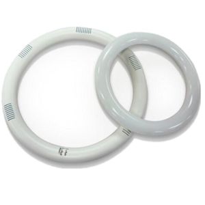 Wholesale fluorescent led ring light for sale - Group buy Bulbs W W W Round LED Tube AC85 V G10q Base pin Circle Ring Light SMD2835 T9 Fluorescent Replacement Circular Lamp