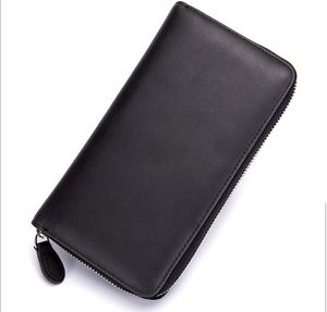 Fashion Long Wallets Unisex single zipper clutch purses 36pc cards slots 20cm length versatile casual bags