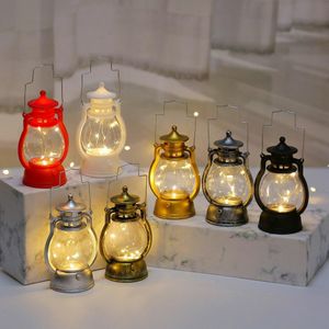 Mini Electronic Candle Lamp Retro Small LED Pony Lantern Creative Decoration For Gift Wind Light Wedding Birthday Party Christmas JJE9063