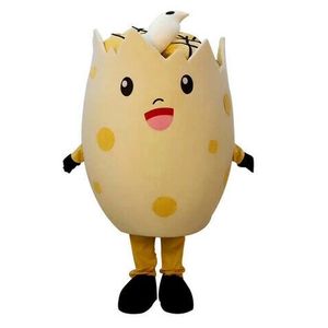 Halloween Cute Chick Mascot Costume Top Quality Cartoon Eggshell Anime theme character Adult Size Christmas Carnival Birthday Party Fancy Dress