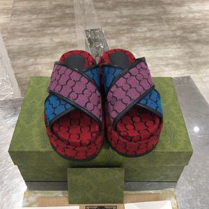 2021 Ladies Platform Sandals Improved Ethnic Style Lambskin Fashion Summer Casual Slippers sandal