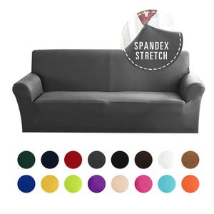 Spandex Cover for Sofa Furniture Armchair Modern Living Room Stretch Elastic Couch Slipcover 210723