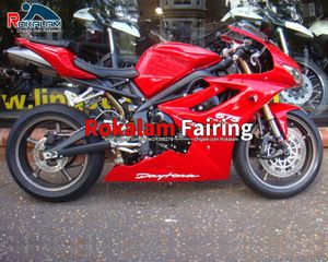 Para triunfo Daytona675 2009 2010 2010 2012 2012 APÓS ALA VENDA JOGHIT KIT DayTona 675 09-12 Peças de carroçarias vermelhas brilhantes (moldagem por injeção)