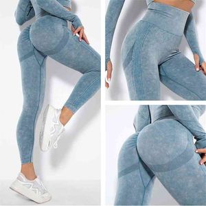LAISIYI Leggings Women Gym Seamless Pants Sports Stretchy High Waist Athletic Exercise Fitness Activewear Leggins 210925