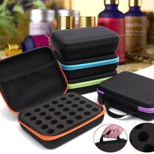 Torby do przechowywania 30 Slots Essential Oil Butelka Case Case Case Składany Uchwyt Ręczny Torba Pojemnik Organizator