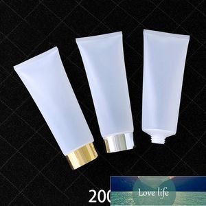 200g vazio espremedor cosmético tube 200ml recipiente de plástico cabelo gel loção creme garrafas claras geada matte estilo armazenamento de armazenamento de fábrica preço de design de especialista