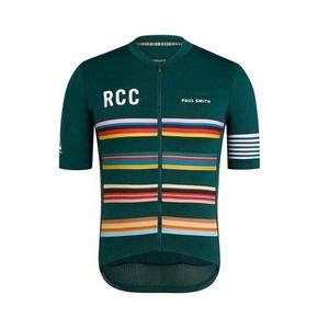 2021 Rapha Team Cykling Korta ärmar Jersey Men 100% Polyester Snabbtorkande cykeltröjor Cykel Uniform Outdoor Sportswear Roupa Ciclismo Y21032302