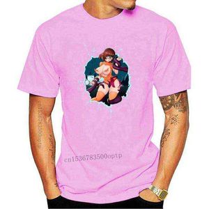 Nya män Tshirt Anime Velma Tentacles Velma Dinkley T Shirt Tryckt T-shirt Sommar Kortärmad Bomull Tees Toppar Harajuku Streetw Y220208