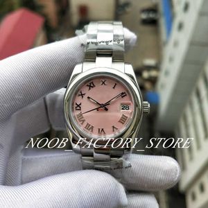 Relógios de vendas de fábrica Moda feminina Algarismos romanos Presente de Natal Estilo clássico 31 mm 17824 Relógio feminino automático Caixa original