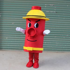 Festival Dres Fire Hydrant Mascot Kostymer Karneval Hallowen Gåvor Unisex Vuxna Fancy Party Games Outfit Holiday Celebration Cartoon Character Outfits