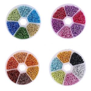 Nail Art Decorations DIY Mixed Color Makeup Decoration Metal Alloy Glitter Piercing Dangle Ring Jewelry