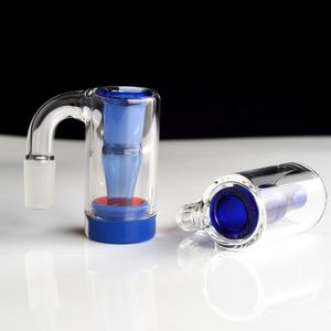 Glas-Aschefänger-Rauchrohr-Adapter, 14 mm, männlich, weiblich, Rauchzubehör mit Reclaimer-Kuppel, Nagel-Reclaim-Catcher für Dab-Rig-Wasserbong
