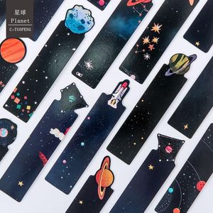 Bookmark 30 Pcs Pack Various Planet Paper Cartoon Animals Marks Book Reading Item Creative Gift For Kids Children Stationery