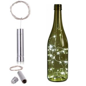 LED Wino Butelka Światła Fairy Lampa String Copper Wire Zasilany Boże Narodzenie Party Wesele Decor Light