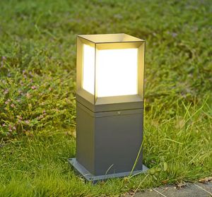 40cm 60cm 현대 방수 LED 가든 잔디 램프 야외 게이트 경로 낙인 램프 안뜰 빌라 풍경 기둥 빛