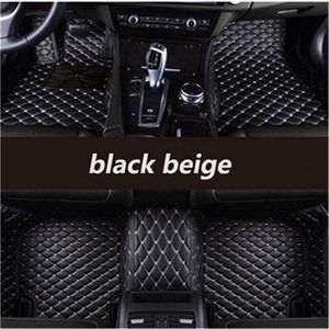 링컨 콘티넨탈 Mavigator Aviator Car Floor Mat 방수 패드 가죽 소재는 무취이며 비 toxici입니다.