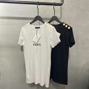 Yumuşak T Gömlek Erkekler Kadınlar Tshirt Vintage Mektup Baskı Kısa Kollu Yaz Tarzı T-Shirt Kadın Vestidos Ropa Mujer Baskı Siyah Beyaz Tees Boyutu XS-2XL