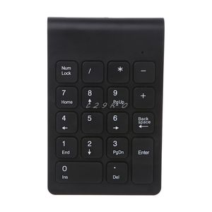 Portable 2.4G Wireless Keyboard Digital Number Pad 18 Keys Teclado Numérico