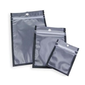 2021 Ny plastpåse Poly Opp Packing Zipper Zipper Retail Clear Packages Presentförpackning Väskor Smycken Mat Elektronisk Produkt Plast Bra