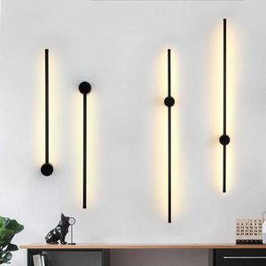 Modern LED Wall Lamp for Bedroom Bedside Decoration Wall Light Living Room Dining Room Dimmable Indoor Lighting Minimalist Light 210724