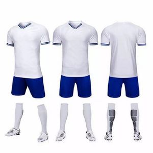 2021 Jersey de futebol Conjuntos Liso Azul Real Football Absorvendo e Respirável Crianças Treinamento Terno 00007