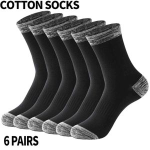 6 пара мужские повседневные спортивные черные мужчины летние мягкие дышащие зимние мужские носки спортивные носки размером 38 -48