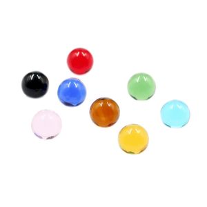Accessori per unghie per sigarette al quarzo con perline colorate Accessorio in cristallo trasparente con perline rotonde
