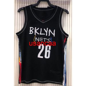 All Bordado 26# Dinwddie 2021 Temporada Black Basketball Jersey Personaliza Menina Masculina Adicionar qualquer Nome Número XS-5xl 6xl Vest