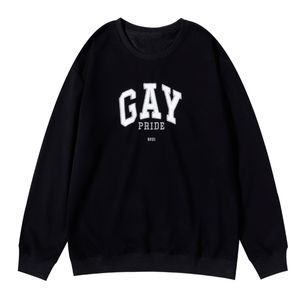 23ss Neue Stickerei Druck Stolz Männer Frauen Hoodies Mode Lässig Luxus Sweatshirts Homosexuell Kleidung Beliebtheit Sweat322l