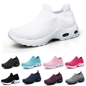 Running Mode Men Skor L8 Vit Svart Rosa Laciness Andningsbara Bekväma Mens Trainer Canvas Sko Sport Sneakers Runners 35-42