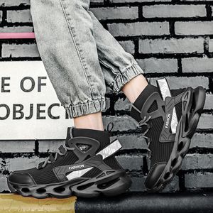 2021 Mężczyźni Buty do biegania Czarny Żółty Biały Moda Męskie Trenerzy Oddychające Sporty Sneakers Rozmiar 39-46 WL