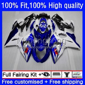 Suzuki K9 GSXR 1000 CC 1000CC 09-16 28NO.0 GSX-R1000 GSXR1000 09 10 11 12 13 14 15 GSXR-1000 2009 2010 2012 2013 2015 2015 2015 OEM 바디 블루 화이트