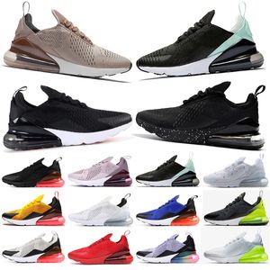 Nike Air Max 270 Top Qualität Sport Reaging Laufschuhe Herren Womens Red Orange Black White Art Bauhaus Blau Kaum Rose Medium Olive Metal