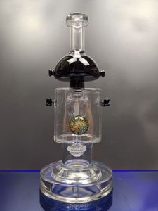 Enorme bong in vetro dab rig inebriante pipa ad acqua impianti petroliferi doppio irrigatore perc bong riciclatore pesante spesso zeusartshop