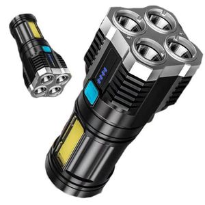 Flashlights Torches LED High Lumens USB Rechargeable Handheld IPX5 Waterproof Camping Outdoor Emergency