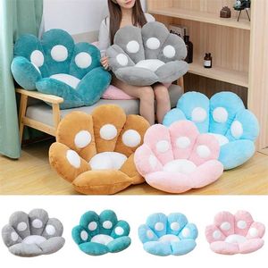 Seat Cushion Cat Paw Shaped Cute Lazy Sofa Office Chair For Baby Room Decoration 211203