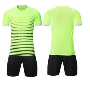 Toppkvalité ! Team Soccer Jersey Men Pantaloncini Da Fotboll Korta Sportkläder Running Kläder Vit Svart Röd Gul Gaaw