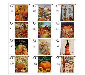 halloween thanksgiving decorations garden flag Pumpkin Flags Hanging outdoor Garden-Banner Home Party Decoration SN5864