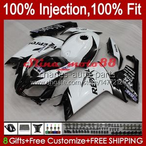 Injection Fairings For Aprilia RSV RS 125 RR 125RR RS4 RS125 06 07 08 09 10 11 34No.54 RSV-125 RS-125 RSV125 R Repsol white 2006 2007 2008 2009 2010 2011 RSV125RR 06-11 Body