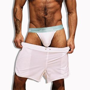 Gay Underwear Homens Briefs Algodão Respirável U Convexo Cuecas Tanga Slip Low Rise Sissy Lingerie Sexy Calcinha 3 Cores Precina